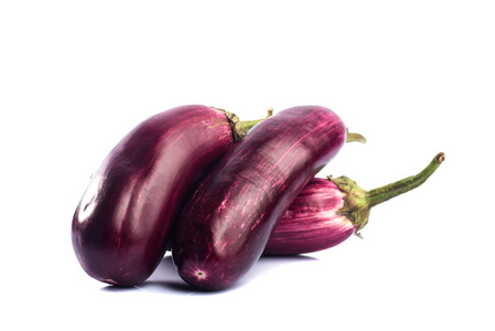 水果布林茄子或茄子或布林加尔蔬菜,孤立在白色背景上.照片