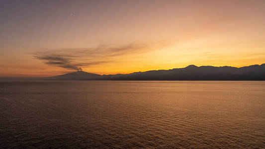意大利克鲁塞希普的日落景色图片