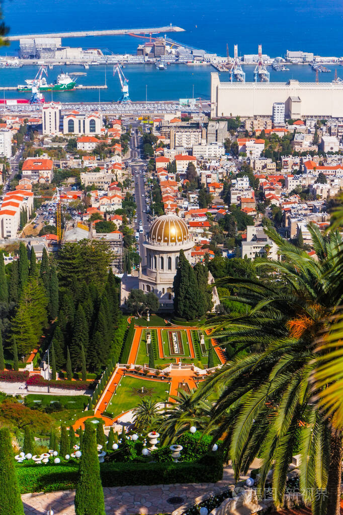 以色列海法卡梅尔山巴哈伊神庙