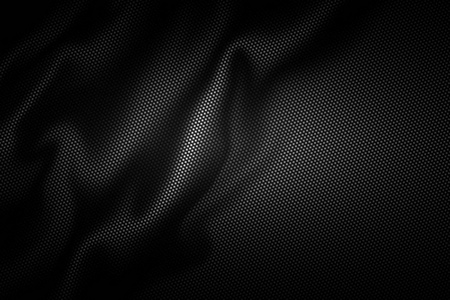 black wave carbon fiber. metal background and texture. 