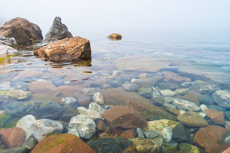 自然 贝加尔湖 海滩 亚洲 旅游业 俄罗斯 旅行 饮酒 岩石