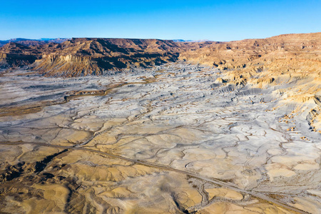 犹他州 山谷 砂岩 美国 风景 地质学 纹理 鸟瞰图 国家的