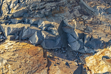 砾石 自然 瓦砾 巨石 建设 矿物 重的 要素 混凝土 花岗岩