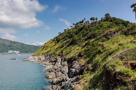 假日 自然 旅行 风景 美丽的 天空 海岸 海湾 旅游业