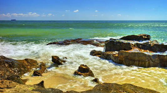 假期 场景 波动 海景 阳光 夏季 海滨 热带 目的地 海滩