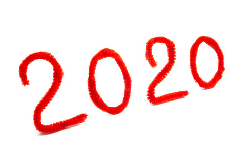 独立的2020年新年数字