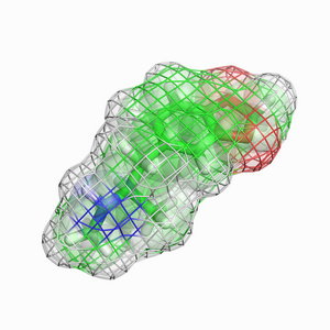 化学 三维渲染 插图 分子 三维 网格 化学结构 危险 医学