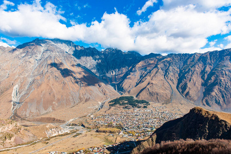 佐治亚州山脉的秋景