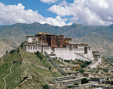 旅行 旅游业 宫殿 西藏 天空 风景 自然