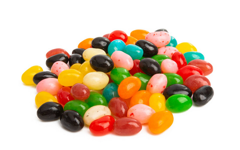 jelly beans isolated 