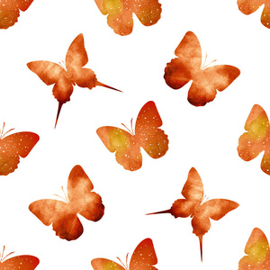 昆虫 插图 颜色 蝴蝶 绘画 夏天 浪漫的 美丽的 油漆