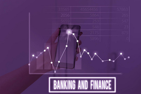 展示银行和金融的概念性手稿。展示货币和会计实体的照片。