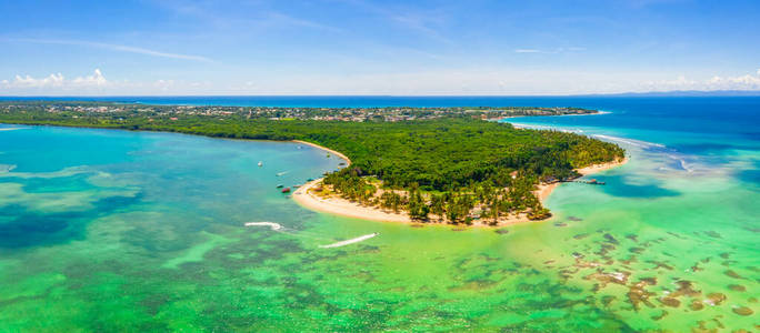 美丽的 旅游业 旅行 夏天 海景 海湾 假期 假日 无人机