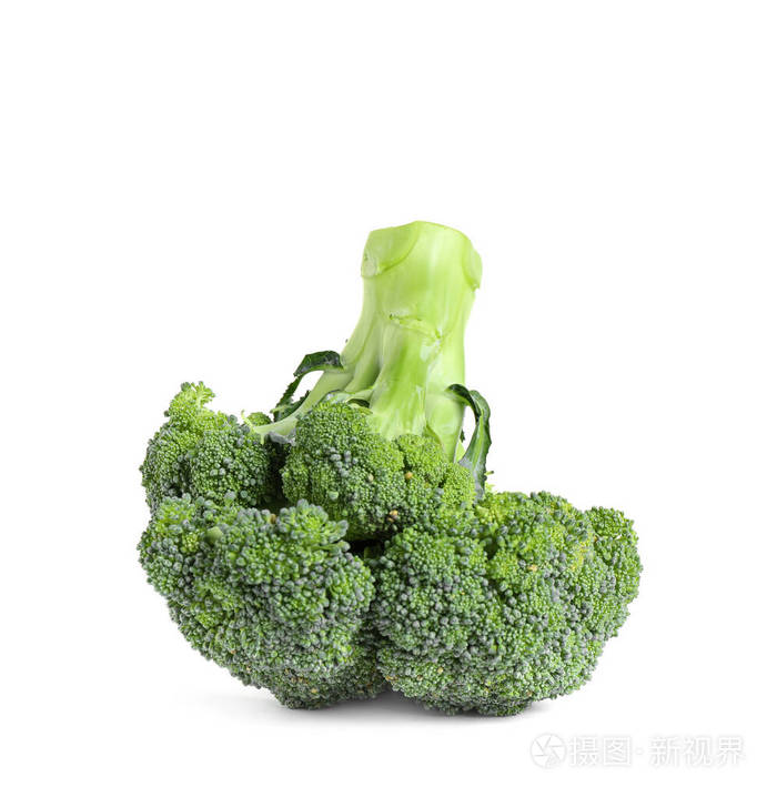 白底鲜绿色生花椰菜照片 正版商用图片262y7j 摄图新视界