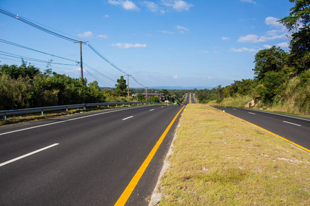 夏天 沥青 美女 乡村 公园 空的 开车 国家 岩石 运输