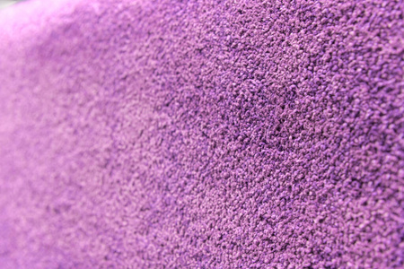 紫色羊毛地毯特写