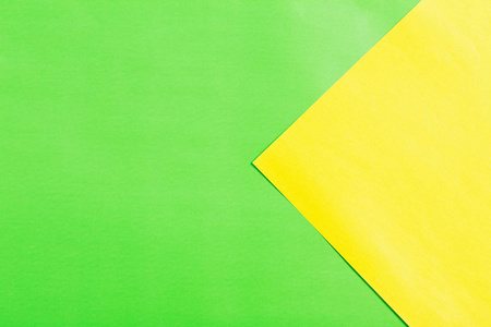 绿色和黄色纸板背景