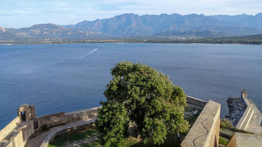 科西嘉岛是地中海中一个美丽的法国岛屿