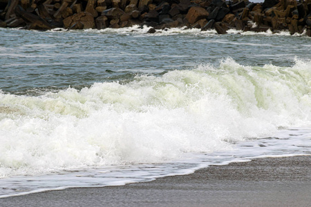 海洋 天空 自然 风景 岩石 波动 海滩 海岸 海岸线 波浪