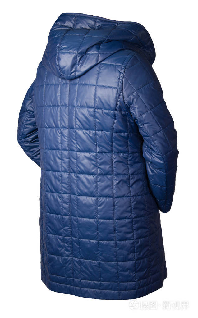 femalecoatwithahoodisolatedonawhitebackground