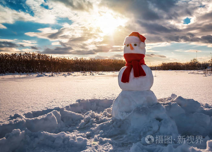 落日雪人