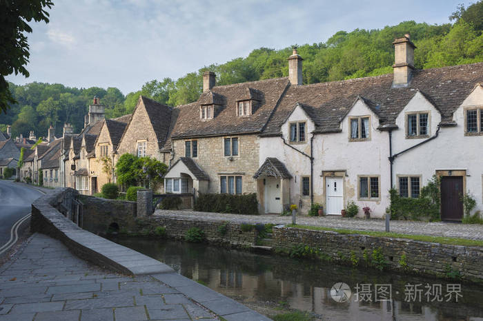 英国乡村 财产 乡村 英国 威尔特郡 屋顶 房子 村庄 旅行