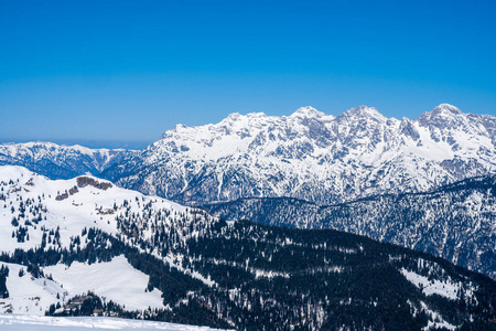 阿尔卑斯山 滑雪 欧洲 岩石 全景 天空 美丽的 太阳 冬天