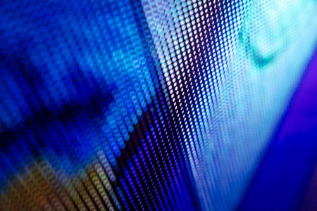 CloseUp LED blurred screen. LED soft focus background. abstract 