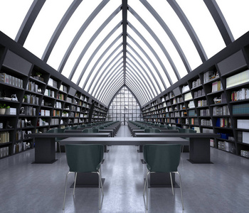 图书馆 提供 生活 镶木地板 空的 房间 休息室 沙发 建设