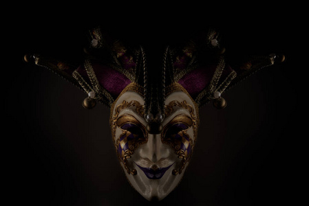 保证眼睛壁纸一种古典的威尼斯面具,由黑眼睛的壁纸制成照片