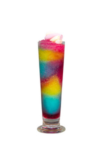 健康彩虹冰沙水果配果汁软糖