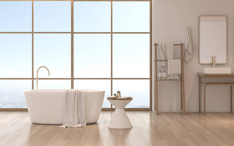 洗澡 卫生间 镜子 房间 框架 放松 插图 玻璃 浴缸 公寓