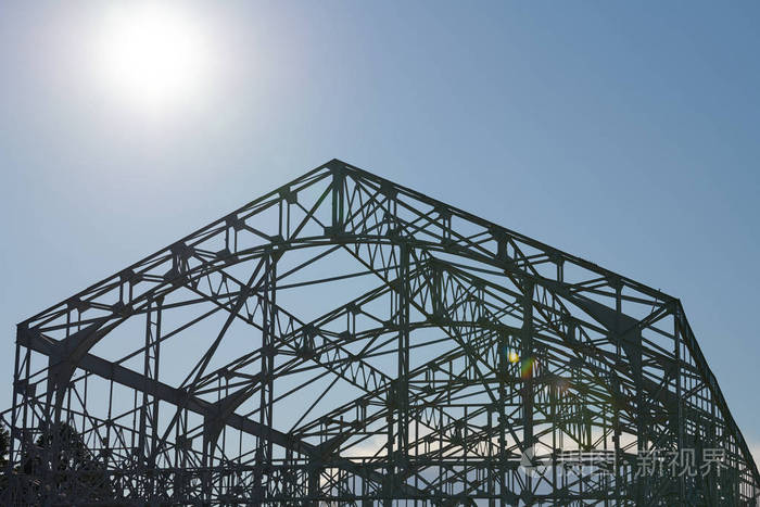货物仓库钢架铁路建筑的金属结构