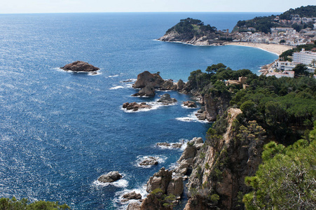 海洋 海滩 海岸 岩石