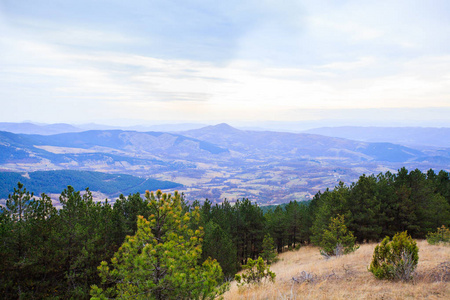  Panoramic View of the Mountain Natural Landscape