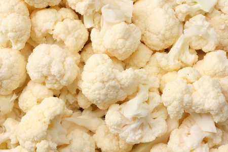 Cauliflower texture. Cauliflower background. Cauliflower closeu