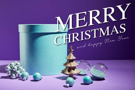 假日 紫罗兰 字母 招呼 冬天 冬季 信件 插图 圣诞节