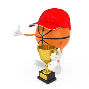 Cute Cartoon Toy Basketball Ball Sports Mascot Person Character 