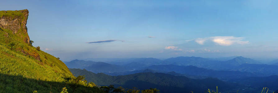 北面高山全景