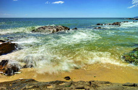 热带 美女 海滩 海洋 海滨 天堂 闲暇 风景 旅行 绿松石