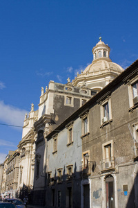广场 旅行 切萨 西西里岛 古老的 桑特 天主教 欧洲 意大利