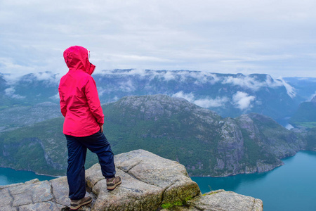 Pulpit Rock or Preikestolen. 