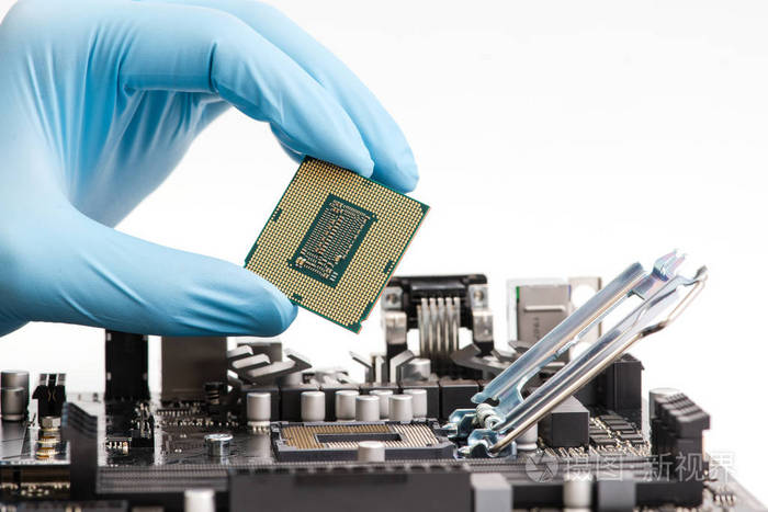 手持式电脑cpu处理器,特写.照片-正版商用图片26bc8x-摄图新视界