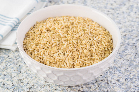 有机糙米。