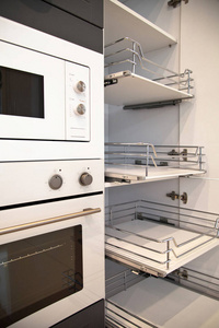房地产 豪华 房间 烹饪 下沉 厨房 建筑学 在室内 器具