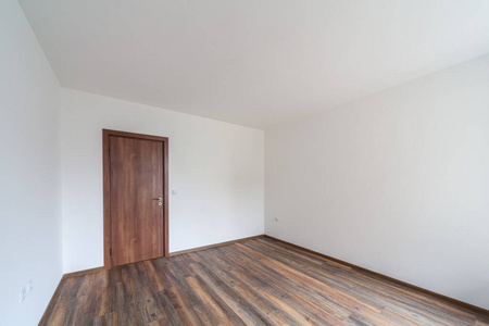 Empty bright living room. Beautiful apartment interior.