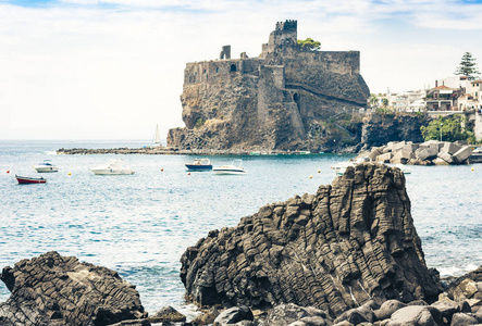 Castello Ursino  ancient castle in Catania, Sicily, Southern 