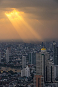 曼谷市鸟瞰图