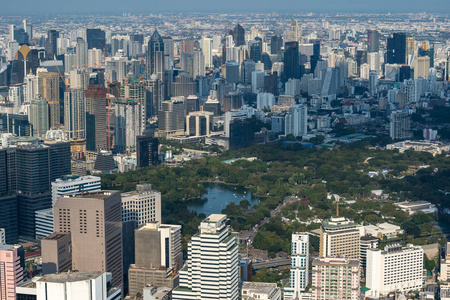 曼谷市鸟瞰图