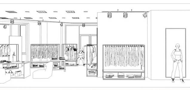 插图 家具 新古典主义 房间 新的 衣服 三维 木材 购物